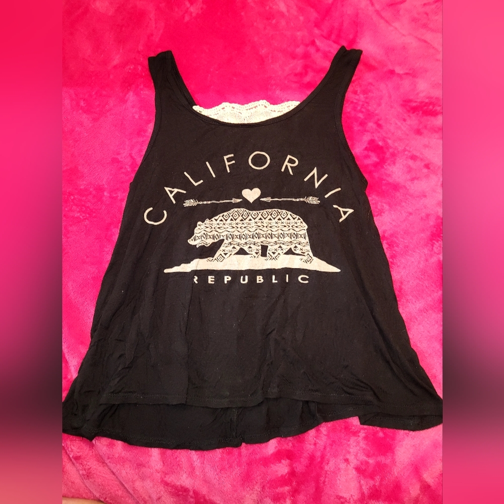 women's California Republic.Cute tank top size medium